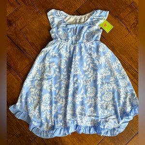 NWT | Toddler Girls Dress | Millie loves Lilly | Blue floral | 4T